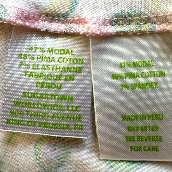 Lilly Pulitzer La Fortuna Off Shoulder Top Womens Medium Lil Juicy Fruit  M - Picture 6 of 8